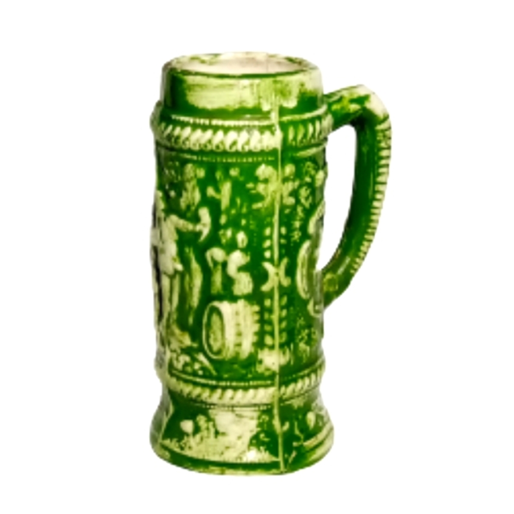Hand Painted Ceramic Beer Stein